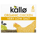 Kallo Very Low Salt Chicken Stock Cubes x6