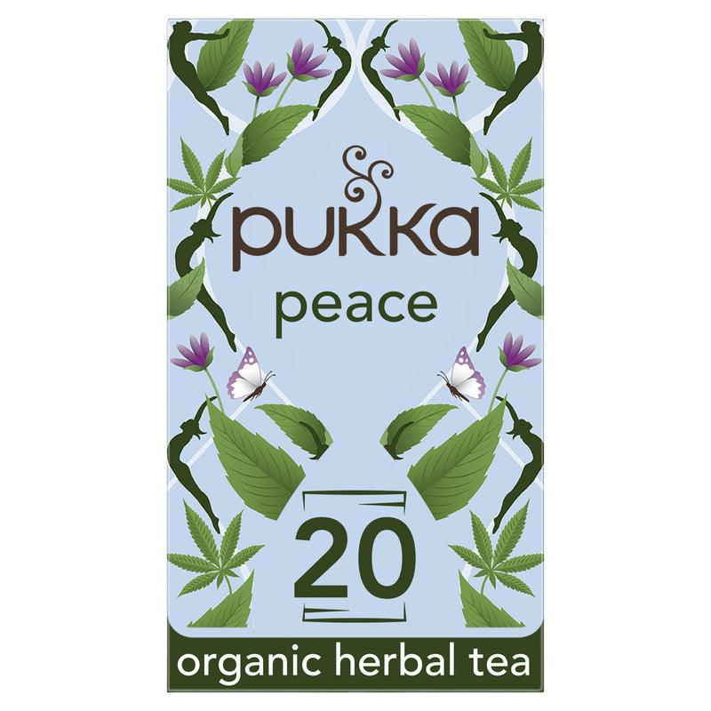 Pukka Organic Peace Tea With Chamomile Home Compostable Herbal Tea Bags x20