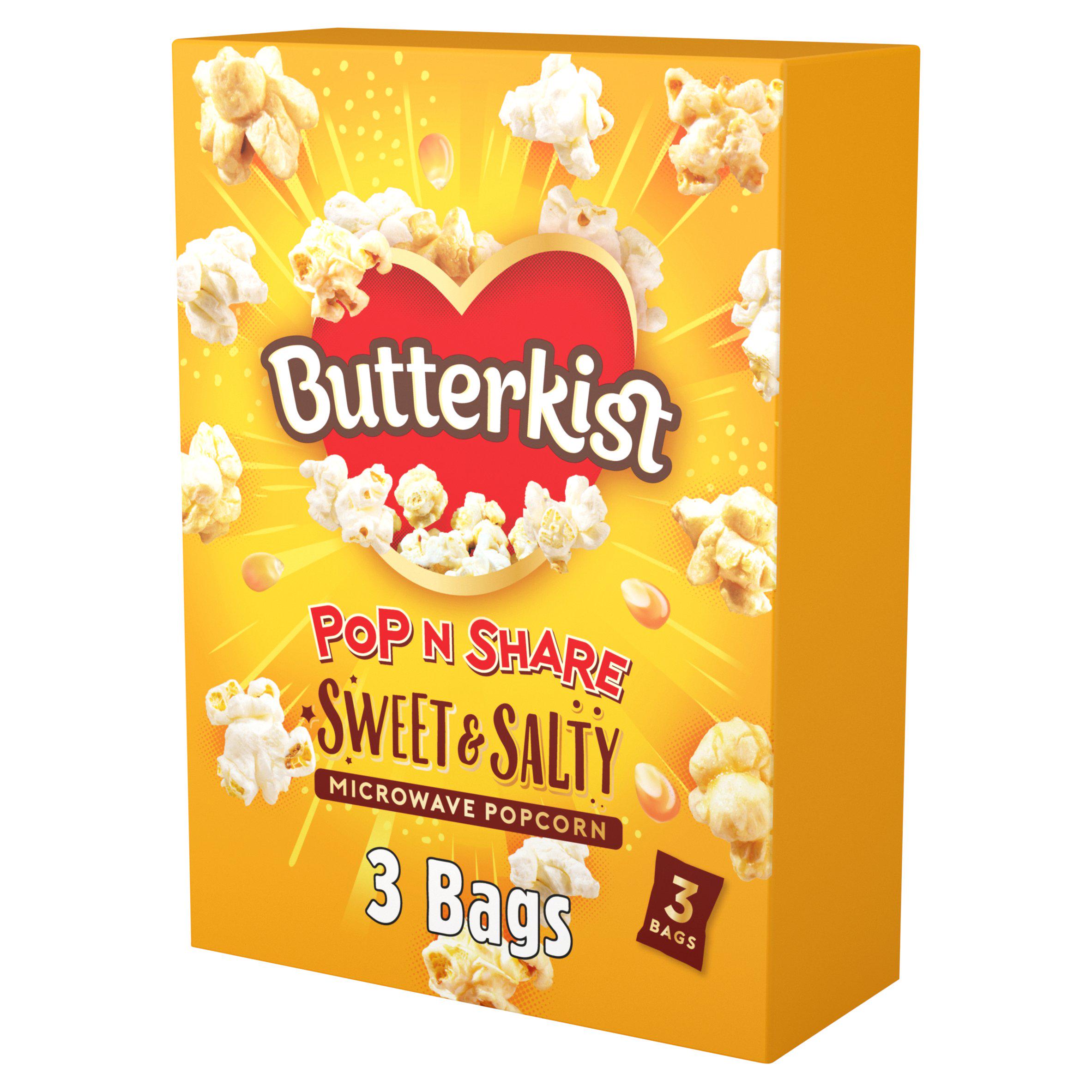 Butterkist Sweet & Salted Microwave Popcorn 3x60g