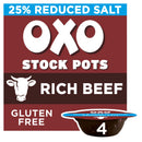 Oxo Reduced Salt Beef with Onion & Rosemary Stock Pots x4