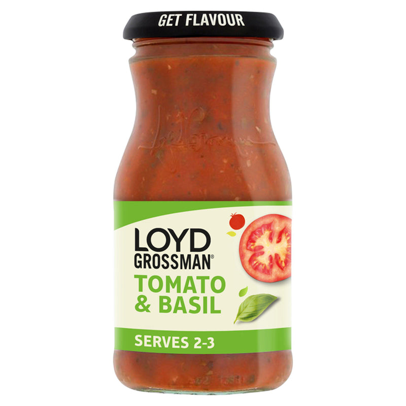 Loyd Grossman Pasta Sauce, Tomato & Basil 350g
