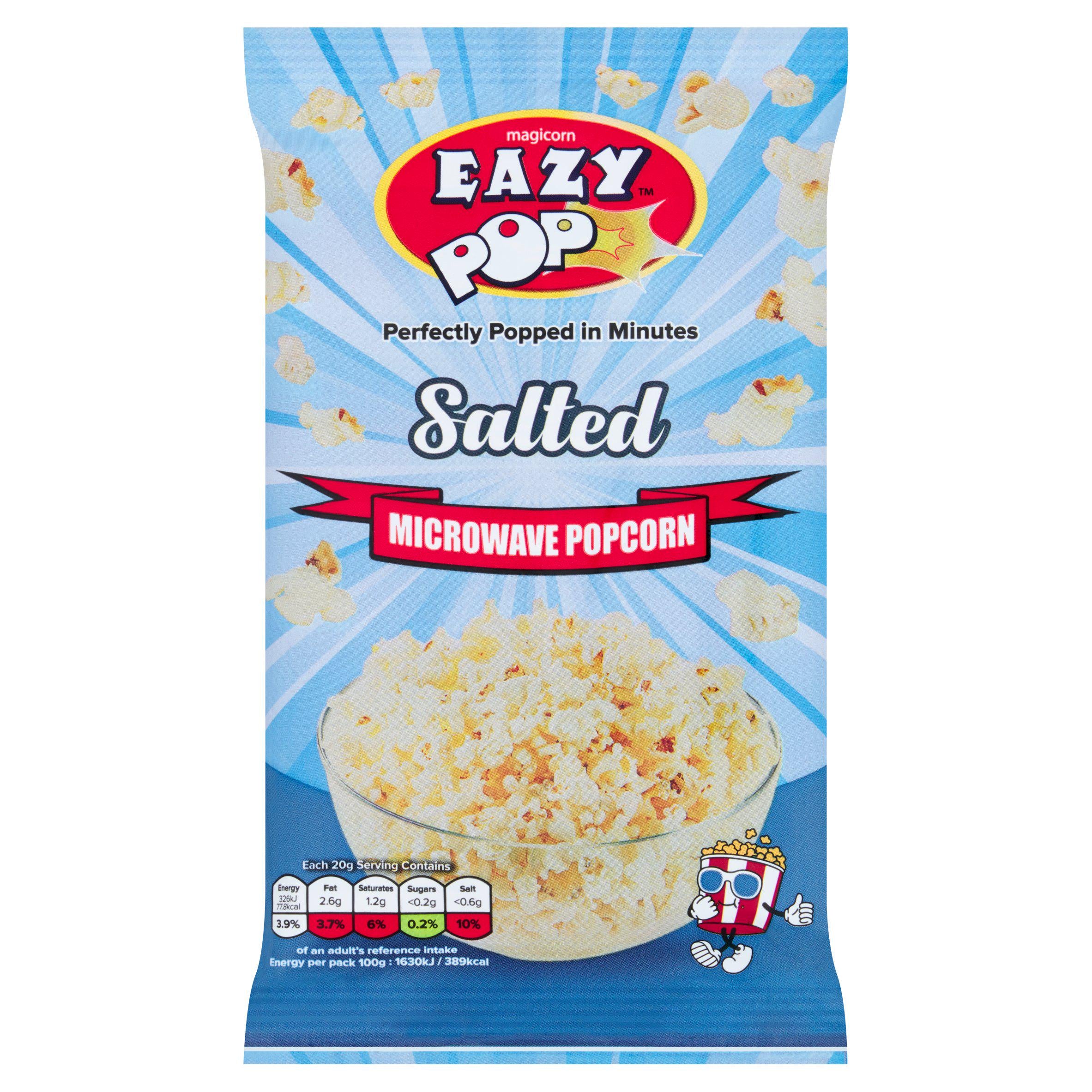 Eazypop Salted Microwave Popcorn 85g