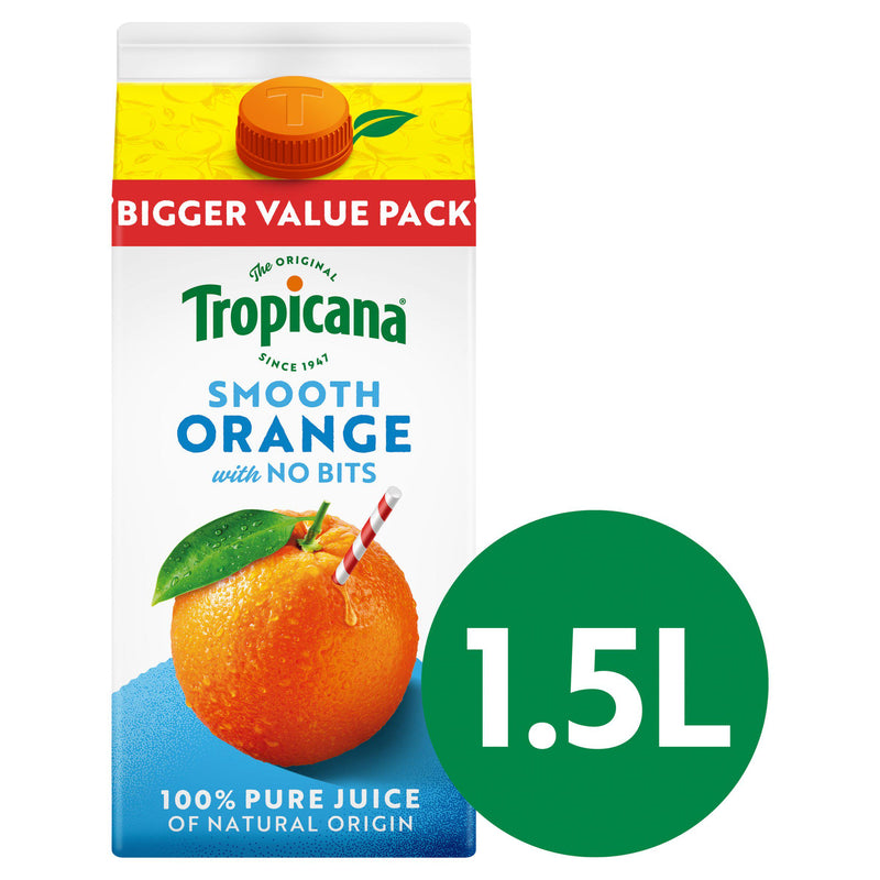 Tropicana Pure Smooth Orange Fruit Juice 1.5 Litre