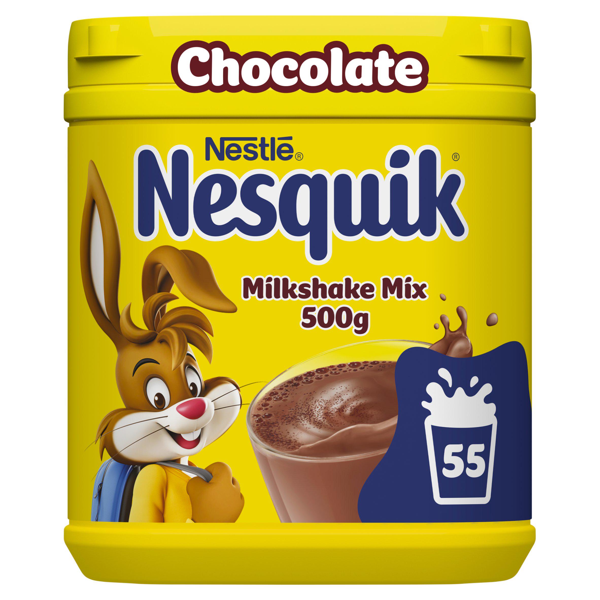 Nesquik Chocolate Flavoured Milkshake Powder Tub 500g