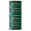 John West Tuna Chunks in Brine 4x125g