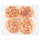 White Cheese Topped Rolls x4 [Retailer's Own Brand]