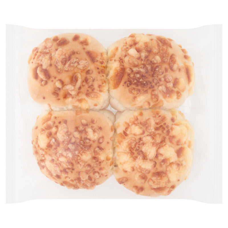 White Cheese Topped Rolls x4 [Retailer's Own Brand]