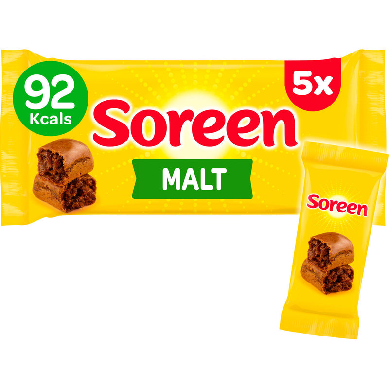 Soreen Malt Lunchbox Loaf Bars x5