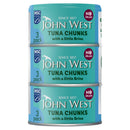 John West Tuna Chunks with a Little Brine 3x100g