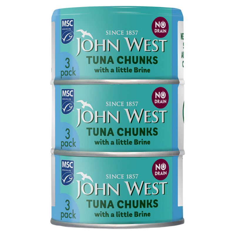 John West Tuna Chunks with a Little Brine 3x100g