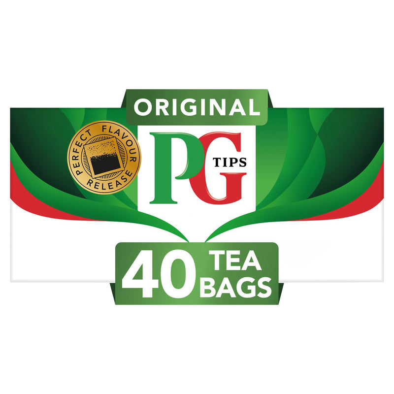 PG Tips Original Black Tea Bags x40