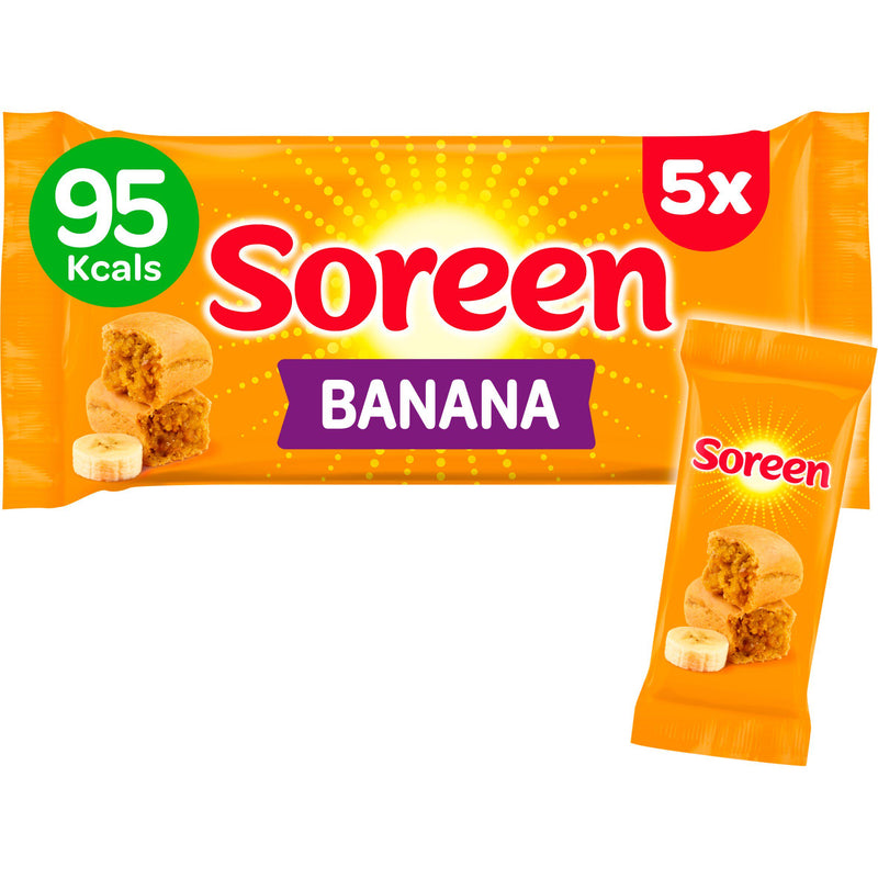 Soreen Banana Lunchbox Loaf Bars x5