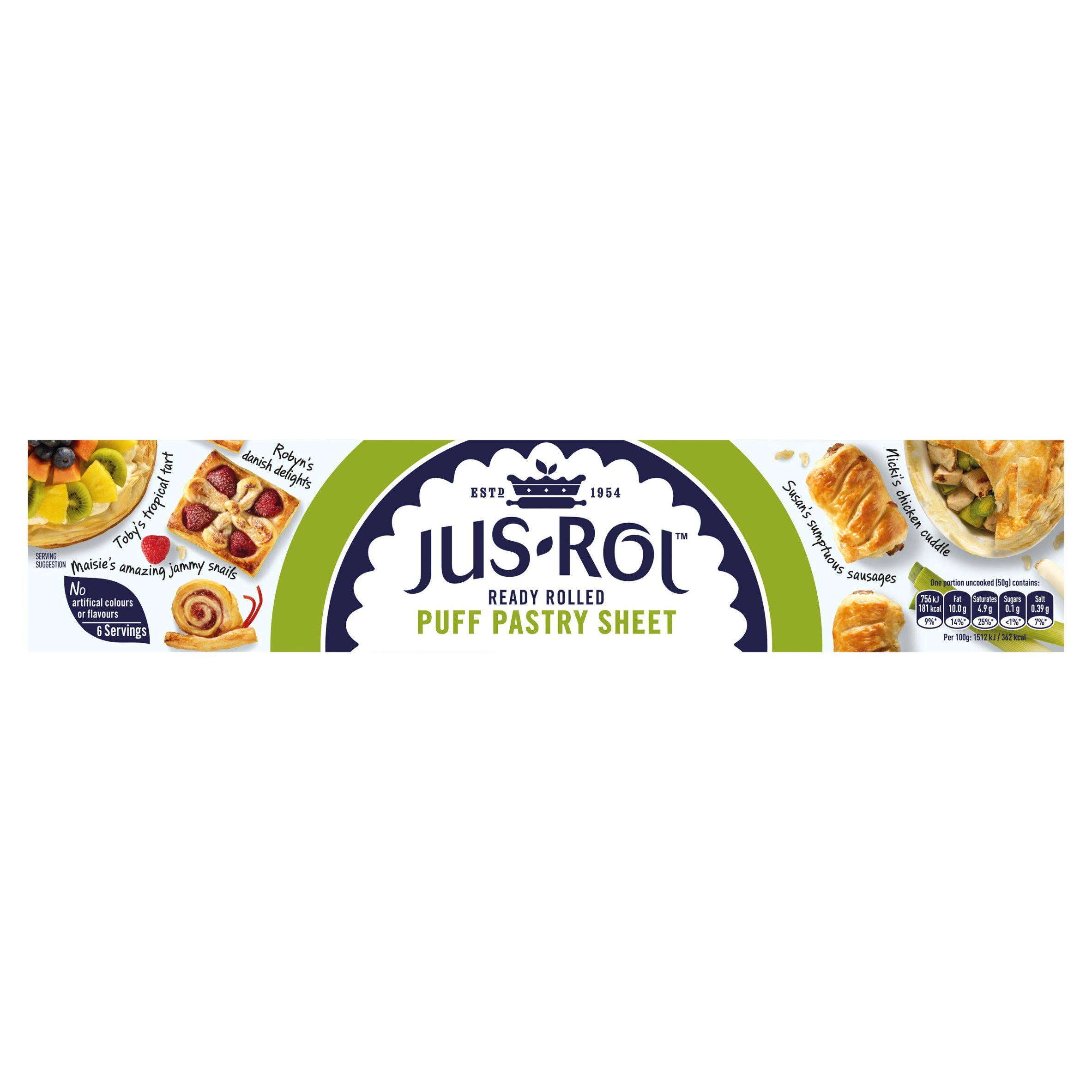 Jus-Rol Puff Pastry Ready Rolled Sheet 320g