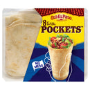 Old El Paso Mexican Tortilla Wrap Pockets x8