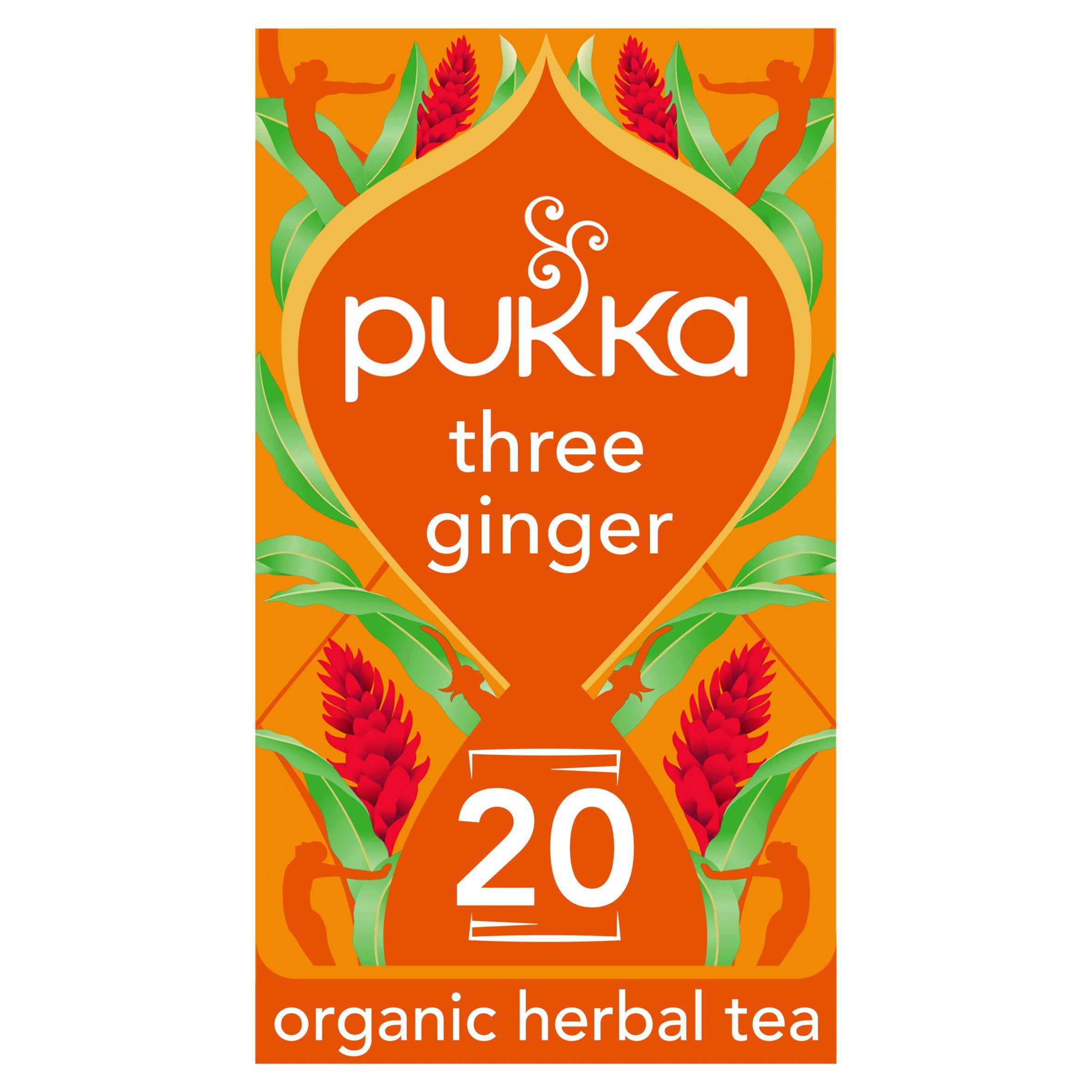 Pukka Organic Three Ginger Tea Bags x20