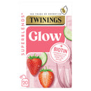Twinings Superblends Glow with Strawberry, Cucumber & Green Tea Bags x20