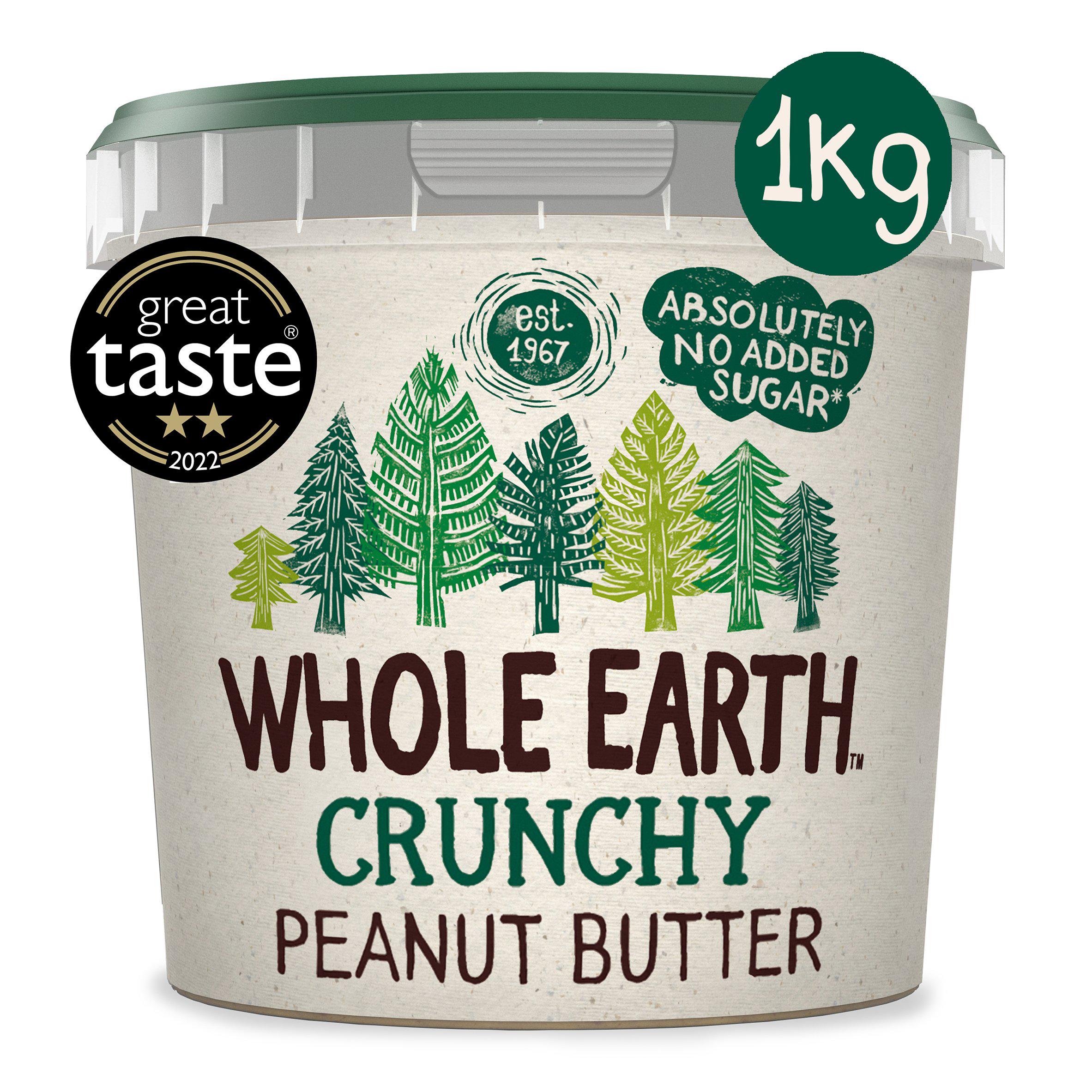 Whole Earth Crunchy Peanut Butter 1kg - Moo Local