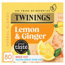 Twinings Lemon & Ginger Tea Bags x80