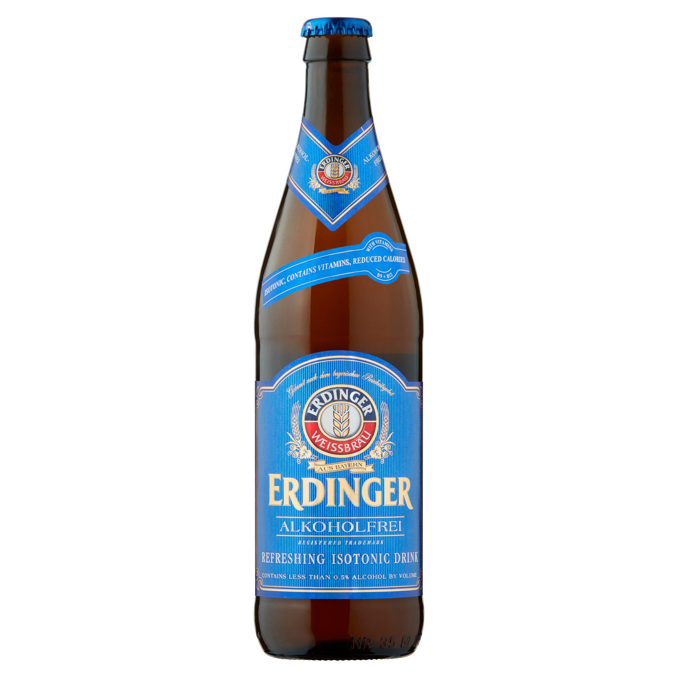 Erdinger Alkoholfrei 0.5% Low Alcohol Wheat Beer Bottle 500ml