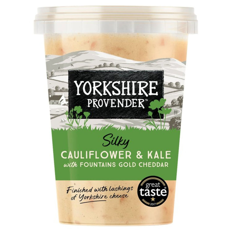 Yorkshire Provender Cauliflower Cheese Soup with Kale & Cheddar 560g - Moo Local