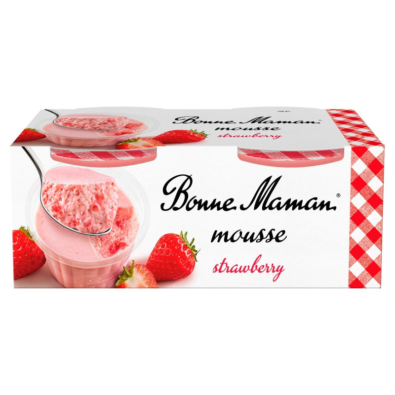 Bonne Maman Strawberry Mousse 2x70g