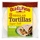 Old El Paso Mexican Regular Soft Flour Tortilla Wraps x8