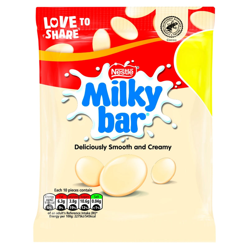 Milkybar Giant Buttons White Chocolate Sharing Bag 85g