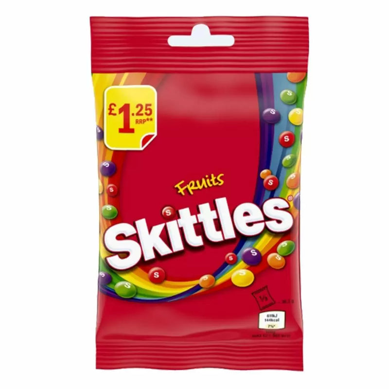 Skittles Vegan Chewy Sweets Fruit Flavoured Treat Bag 109g - Moo Local