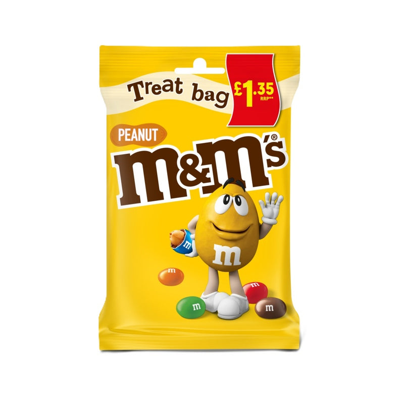 M&M's Crunchy Peanut & Milk Chocolate Bites Treat Bag 82g