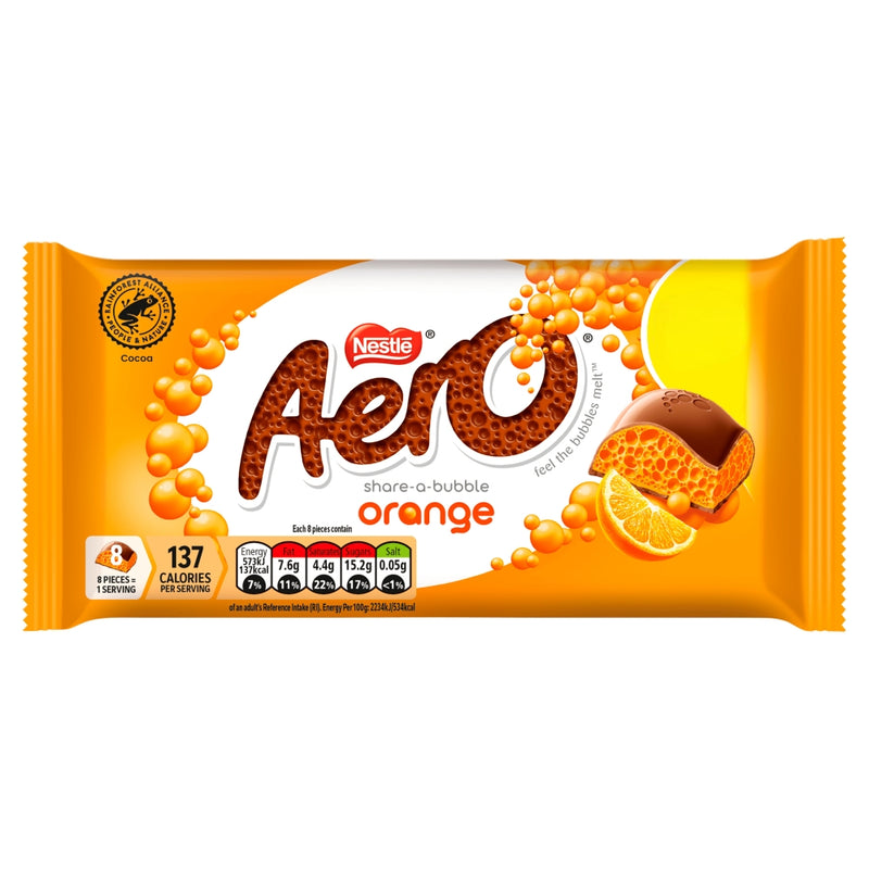 Aero Orange Chocolate Sharing Bar 90g