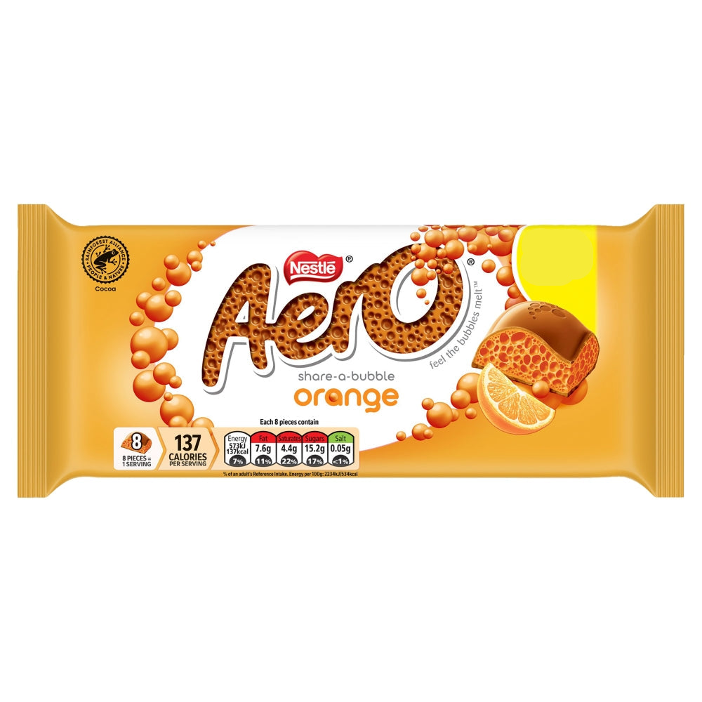 Aero Orange Chocolate Sharing Bar 90g