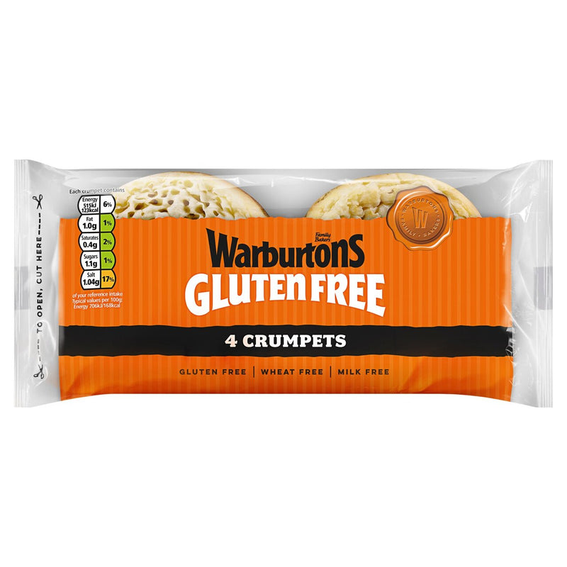 Warburtons Gluten Free Crumpets x4