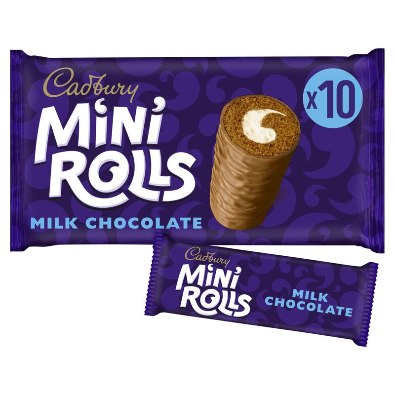 Cadbury Chocolate Mini Rolls Cakes x10