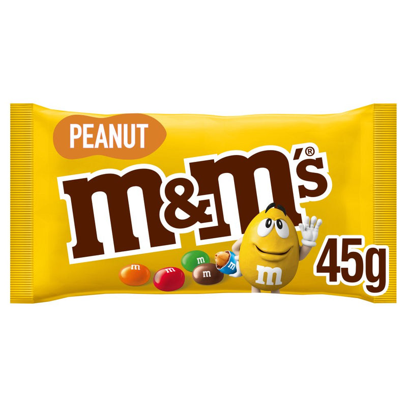 M&M's Crunchy Peanut & Milk Chocolate Bag 45g - Moo Local