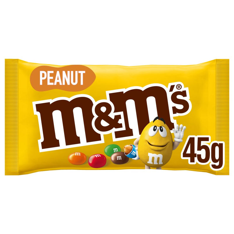 M&M's Crunchy Peanut & Milk Chocolate Bag 45g - Moo Local