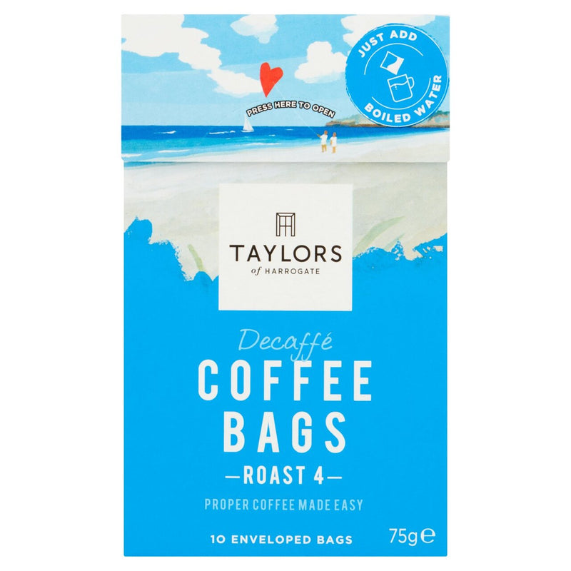 Taylors of Harrogate Decaffe Ground Coffee Bags x10