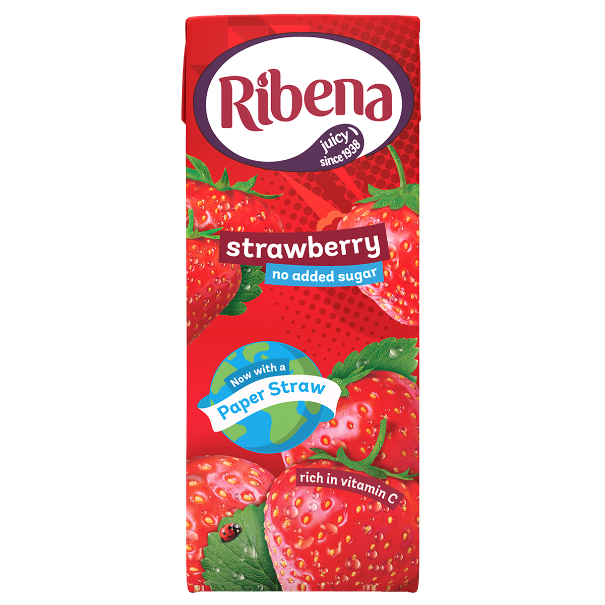 Ribena Strawberry Not Added Sugar Juice Drink 250ml - Moo Local