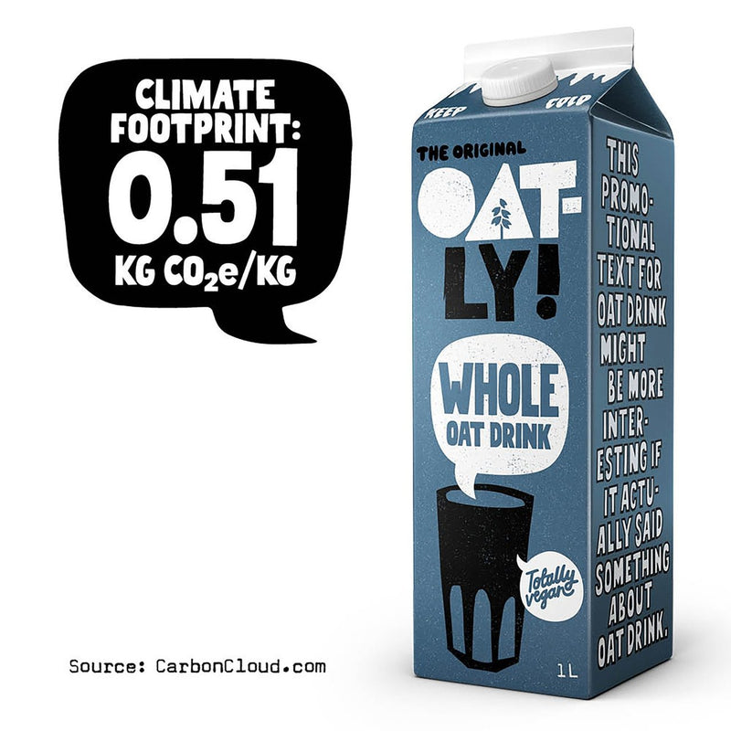 Oatly Oat Drink Whole Chilled 1 Litre