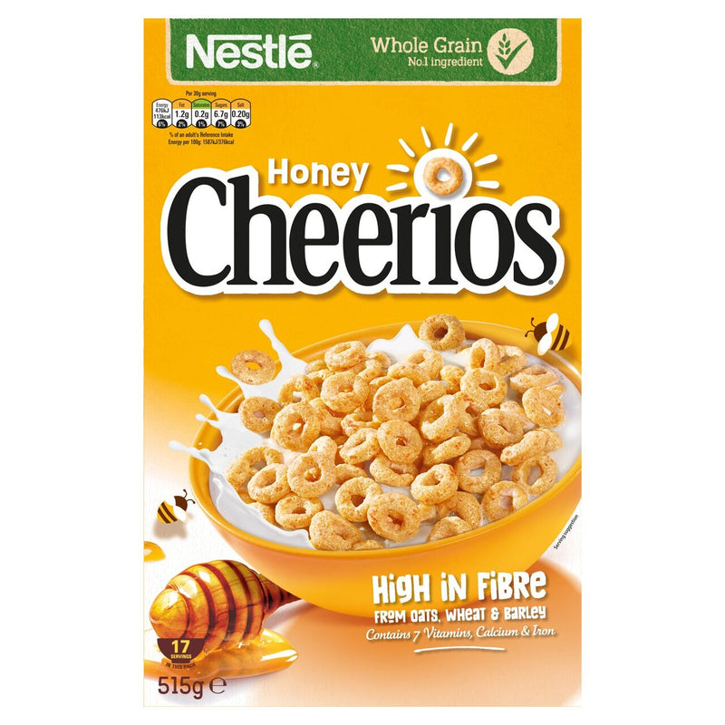 Nestle Honey Cheerios Cereal 515g