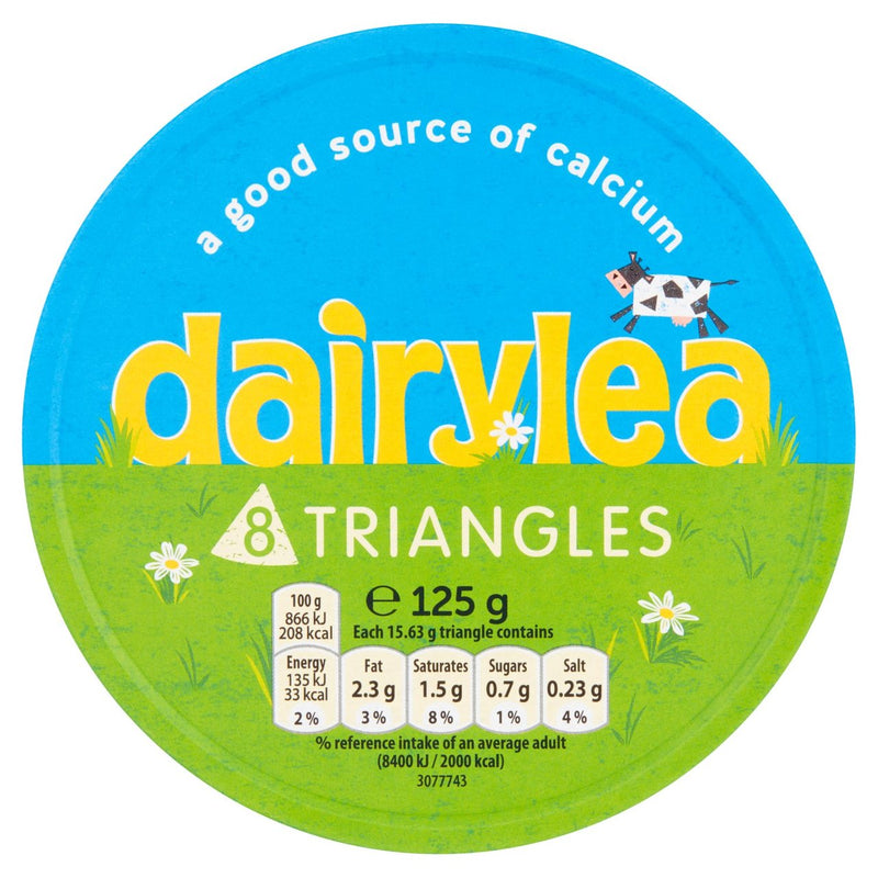 Dairylea Cheese Triangles x8 125g