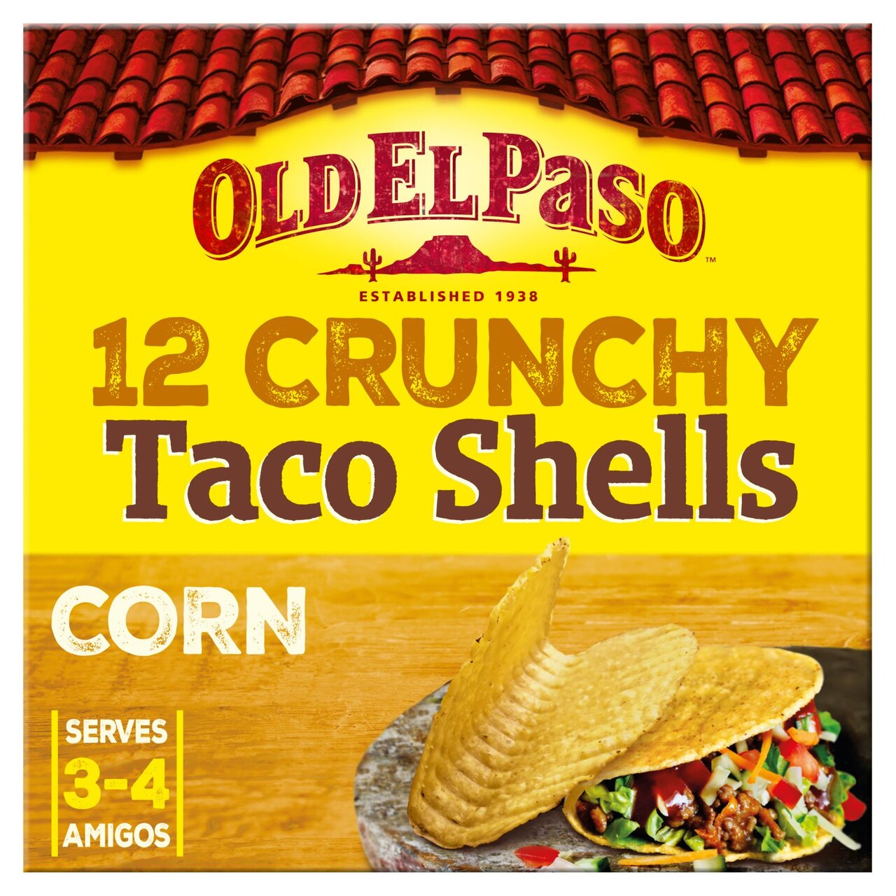 Old El Paso Mexican Crunchy Taco Shells x12