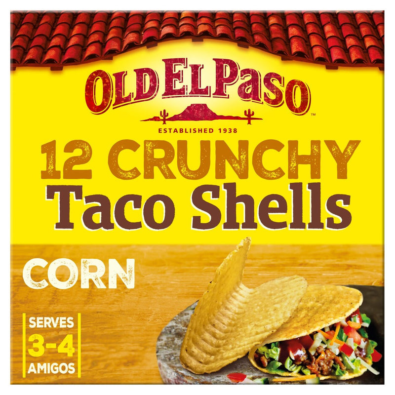 Old El Paso Mexican Crunchy Taco Shells 156g
