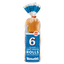 Warburtons Soft Sliced White Rolls x6
