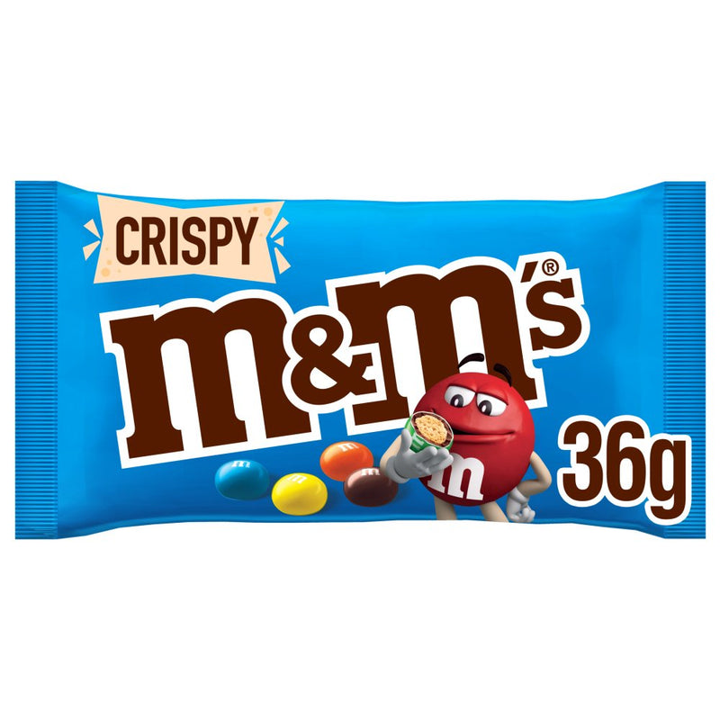 M&M's Crispy Pieces & Milk Chocolate Bag 36g - Moo Local