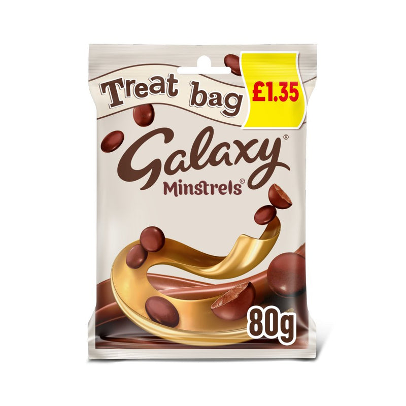 Galaxy Minstrels Milk Chocolate Buttons Treat Bag 80g