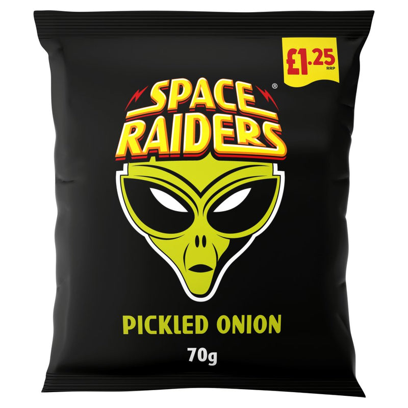 Space Raiders Pickled Onion Crisps 70g