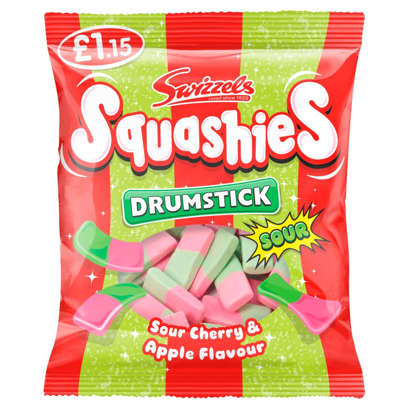 Swizzels Drumstick Squashies Sour Cherry and Apple 120g