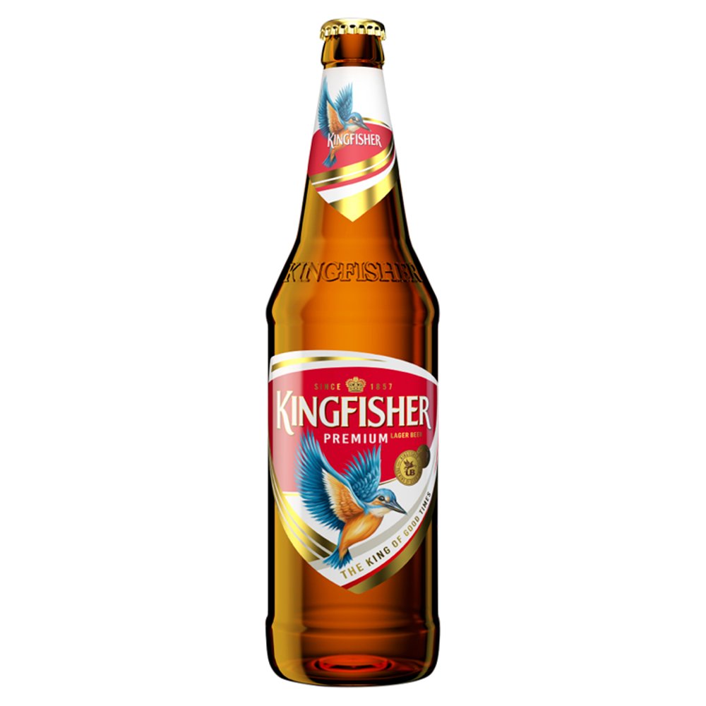 Kingfisher Premium Lager Beer Bottle 650ml