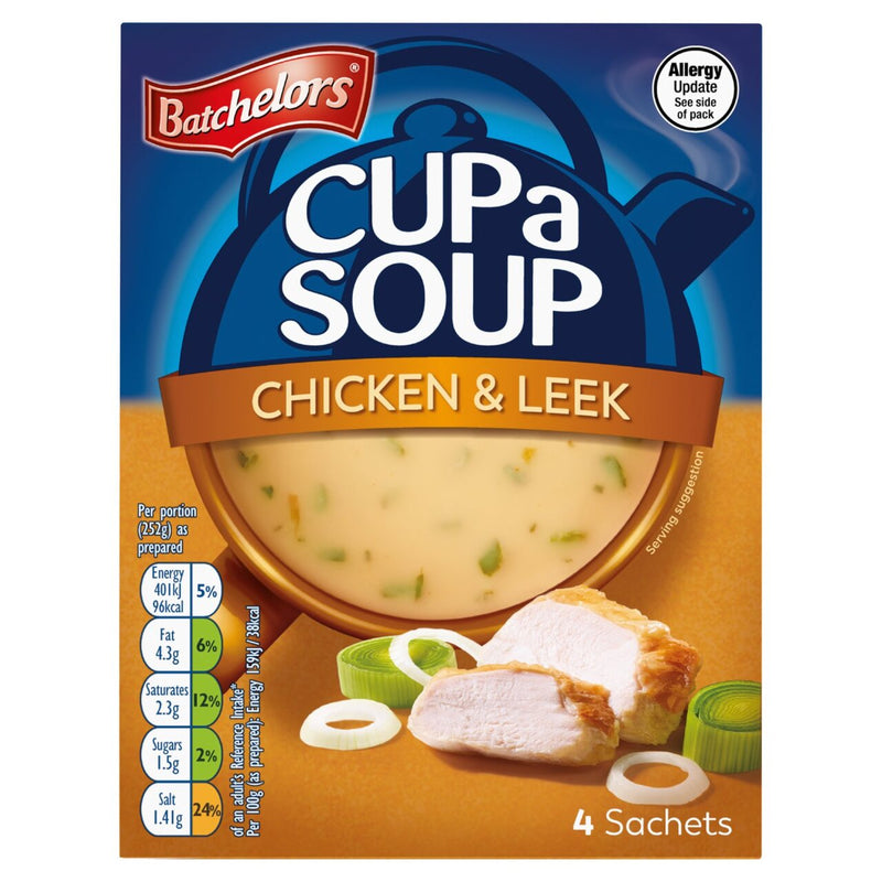 Batchelors Cup a Soup, Chicken & Leek x4