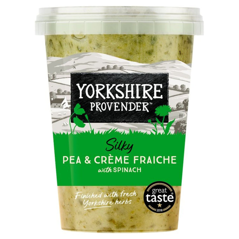 Yorkshire Provender Pea & Creme Fraiche With Spinach 560g - Moo Local